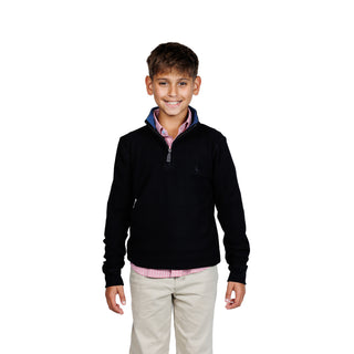 Boys Cozy Knit Quarter-Zip