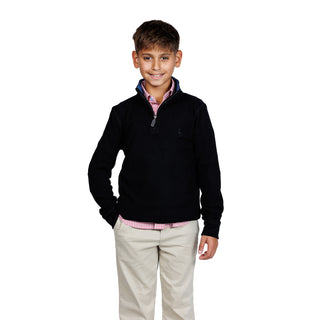 Boys Cozy Knit Quarter-Zip