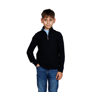 Boys Cozy Knit Quarter-Zip