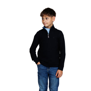 Boys Cozy Knit Quarter-Zip