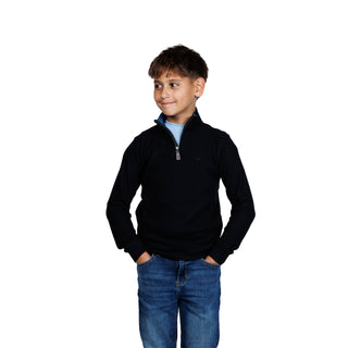Boys Cozy Knit Quarter-Zip