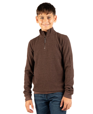 Boys Cozy Knit Quarter Zip