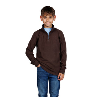 Boys Cozy Knit Quarter-Zip