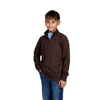 Boys Cozy Knit Quarter-Zip