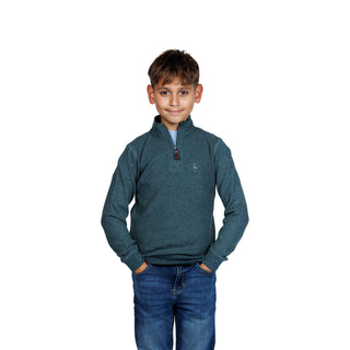 Boys Cozy Knit Quarter-Zip