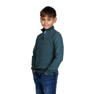 Boys Cozy Knit Quarter-Zip