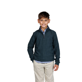 Boys Cozy Knit Quarter-Zip