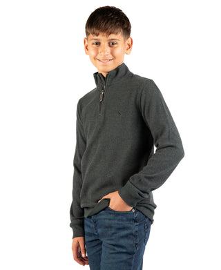 Boys Cozy Knit Quarter Zip