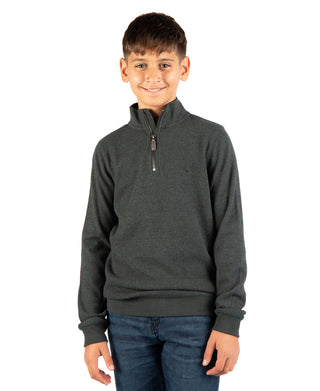 Boys Cozy Knit Quarter Zip