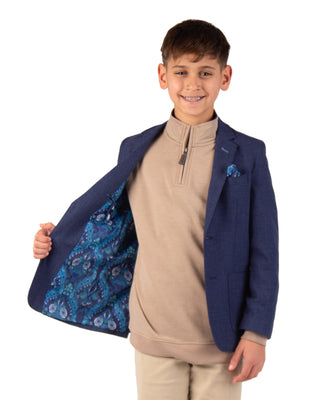 Boys Statement Textured Sport Coat