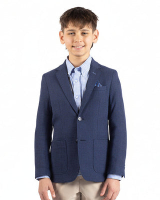 Boys Statement Textured Sport Coat