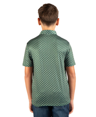 Boys Golf Snowmen Performance Polo