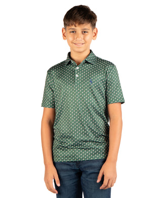 Boys Golf Snowmen Performance Polo