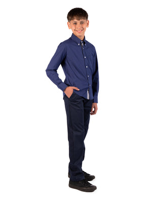 Boys Classic Tonal Gingham Shirt