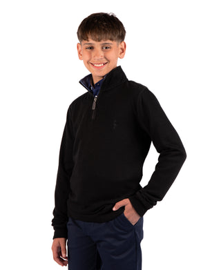 Boys French Rib Quarter Zip