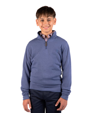 Boys French Rib Quarter Zip