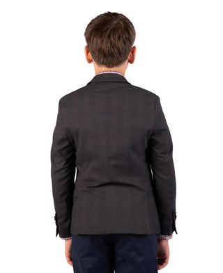 Boys Subtle Glen Plaid Sport Coat