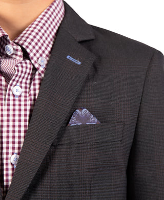 Boys Subtle Glen Plaid Sport Coat