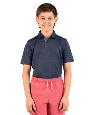 Boys Solid Mesh Performance Polo