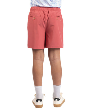 Boys Solid Performance Drawstring Shorts