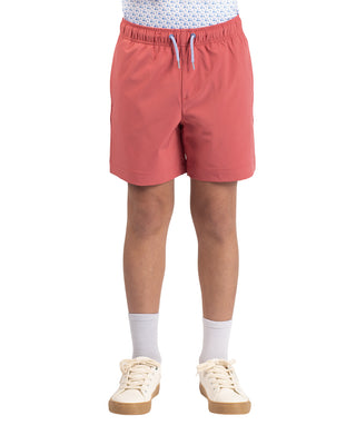 Boys Solid Performance Drawstring Shorts