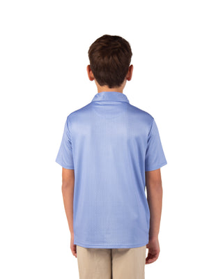 Boys Mini Dots Performance Polo