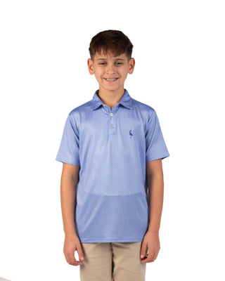Boys Mini Dots Performance Polo