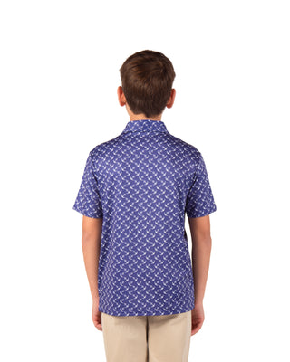Boys Sailing Anchors Performance Polo