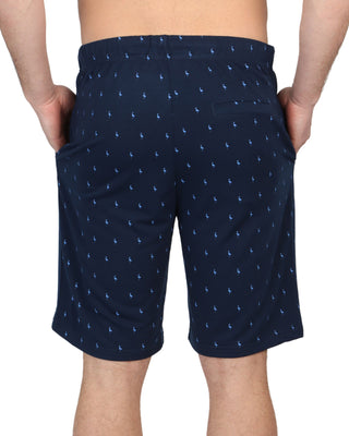 Byrd Print French Terry Off Duty Shorts