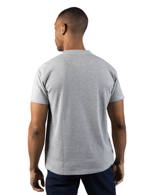 Crew Neck Henley T-Shirt