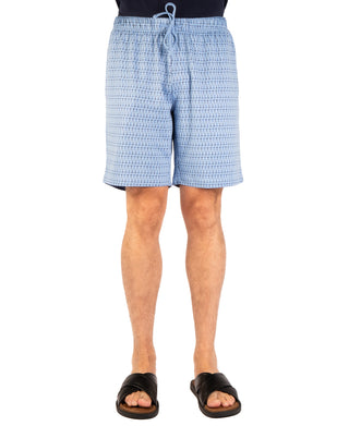 Martini Print French Terry Shorts