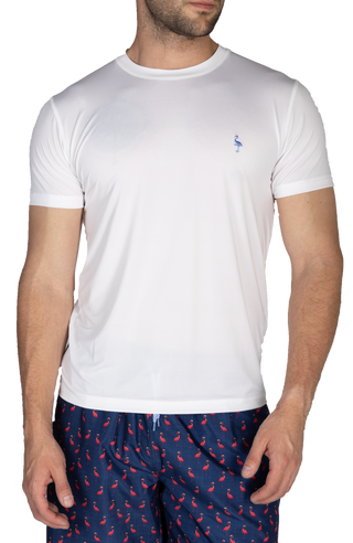 Solid Short Sleeve Swim Tee