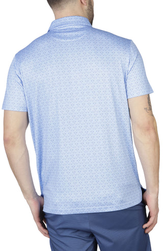Golf Club Print Performance Polo