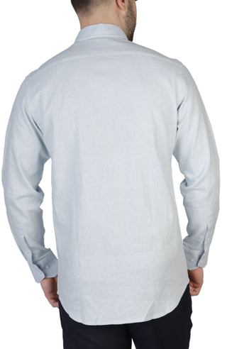 Solid Linen Long Sleeve Shirt