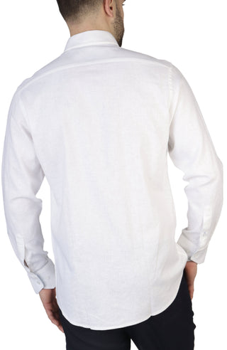 Solid Linen Long Sleeve Shirt