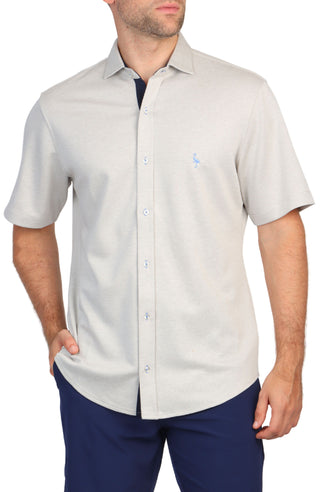 Solid Modal Short Sleeve Shirt