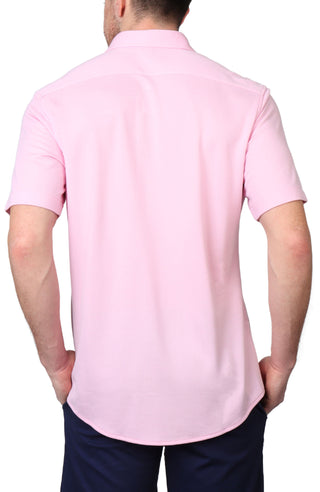 Solid Modal Short Sleeve Shirt