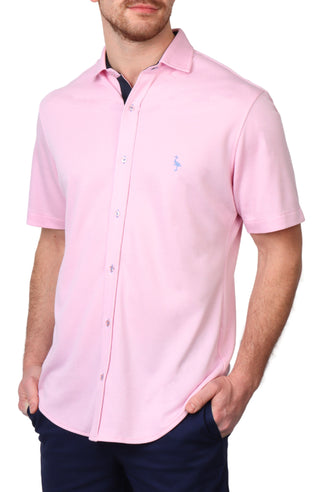 Solid Modal Short Sleeve Shirt