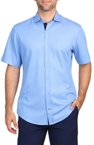 Solid Modal Short Sleeve Shirt