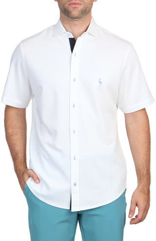 Solid Modal Short Sleeve Shirt