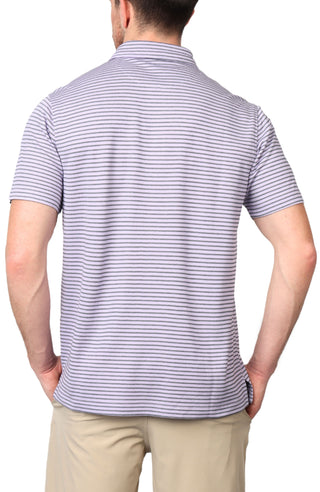 Striped Modal Pique Polo