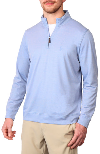 Twisted Yarn Twill Quarter-Zip