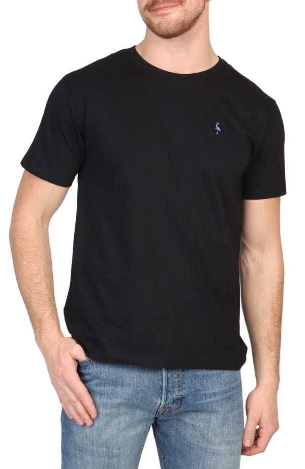 【604SERVICE】STUDDED HENLEY T SHIRT IN CHARCOAL ONLY 2 LEFT ] STUDDED HENLEY T SHIRT IN CHARCOAL : 604SERVICE