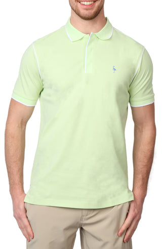 Interlock Contrast Tipping Polo