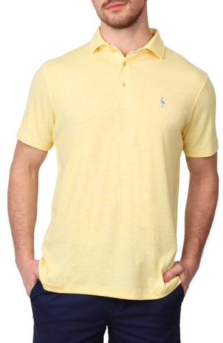 Featherweight Melange Jersey Polo