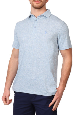 Featherweight Melange Jersey Polo