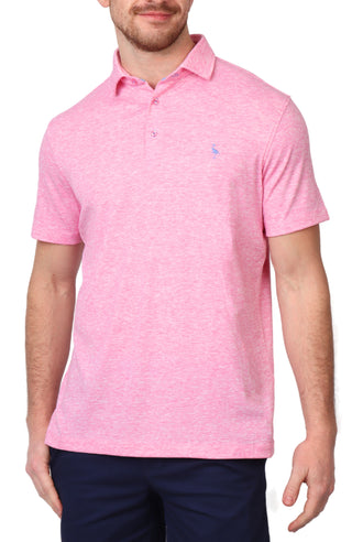 Featherweight Melange Jersey Polo