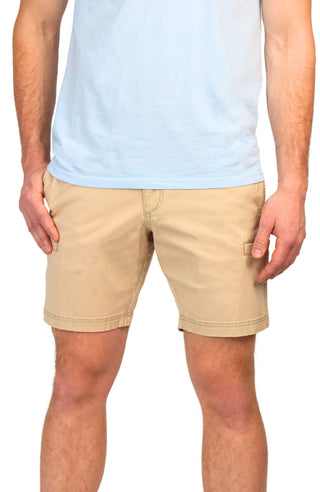Pigment Dyed Cargo Pocket Shorts