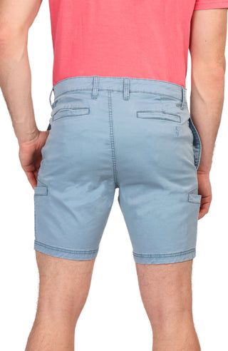 Pigment Dyed Cargo Pocket Shorts