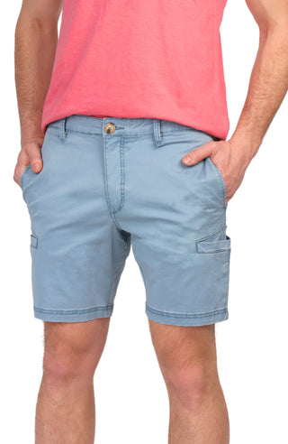 Pigment Dyed Cargo Pocket Shorts